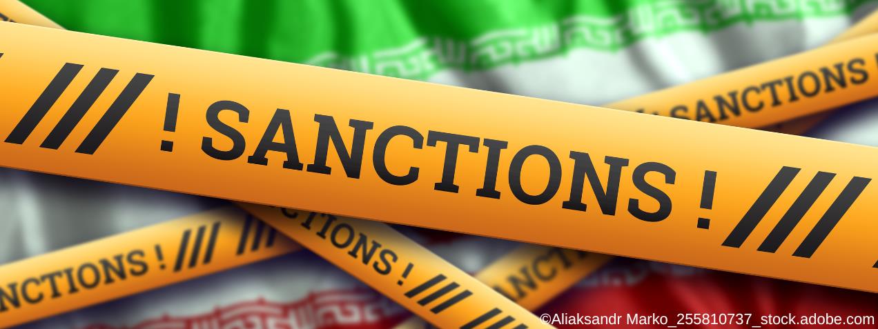 Sanktionen: Neue personenbezogene Iran-Sanktionen der EU in Kraft 